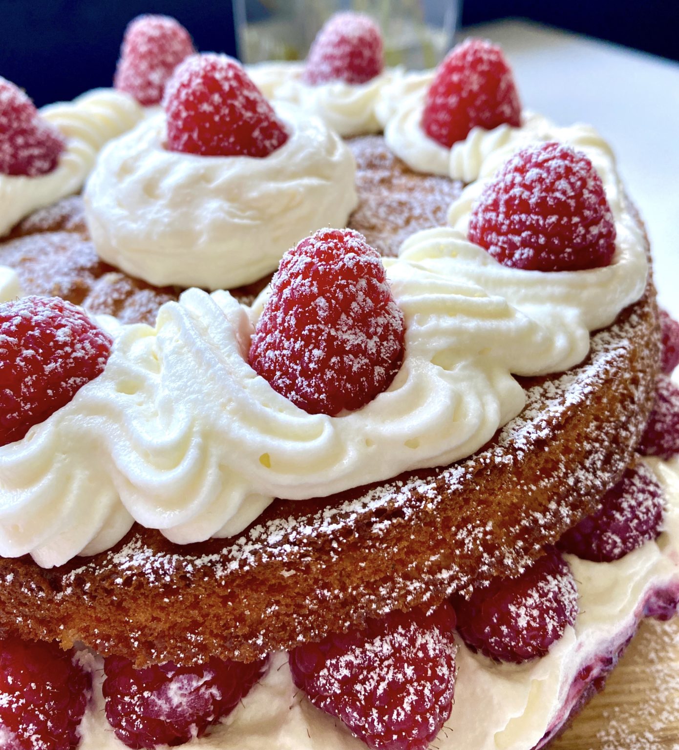 Raspberry Victoria Sponge Recipe • Foodie Explorers