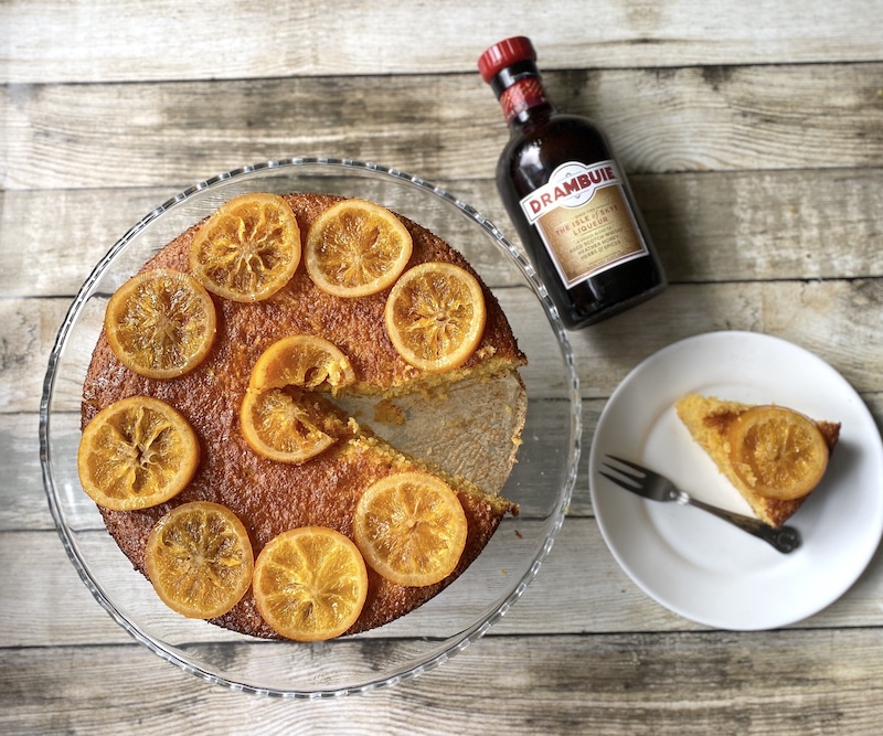 gluten free drambuie polenta cake