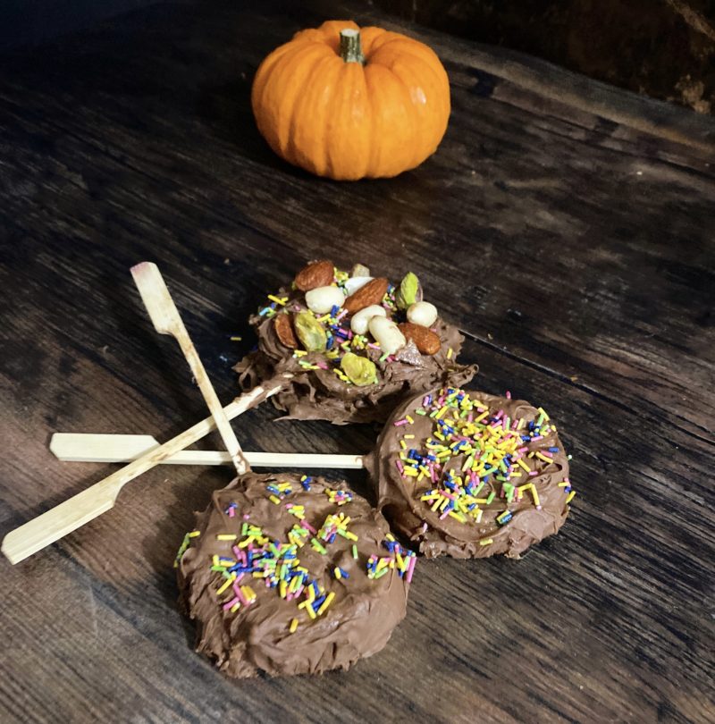 candy apple slices halloween 