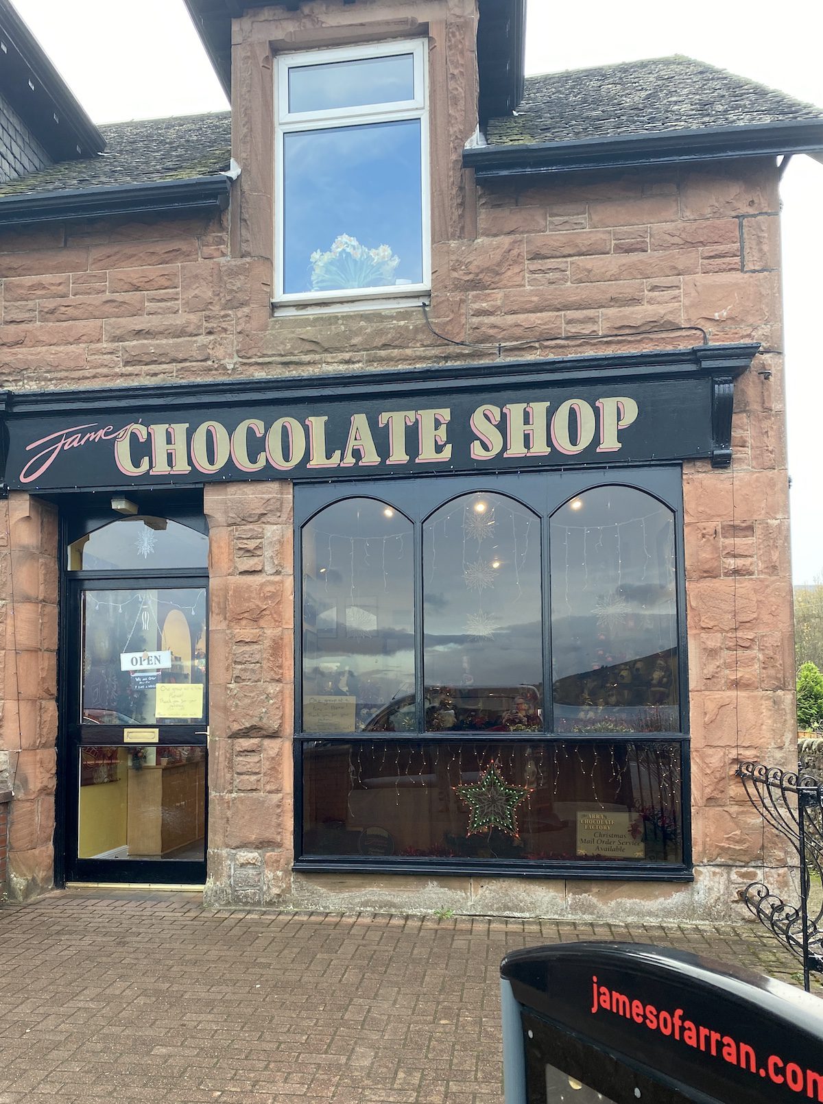 james of arran chocolate shop