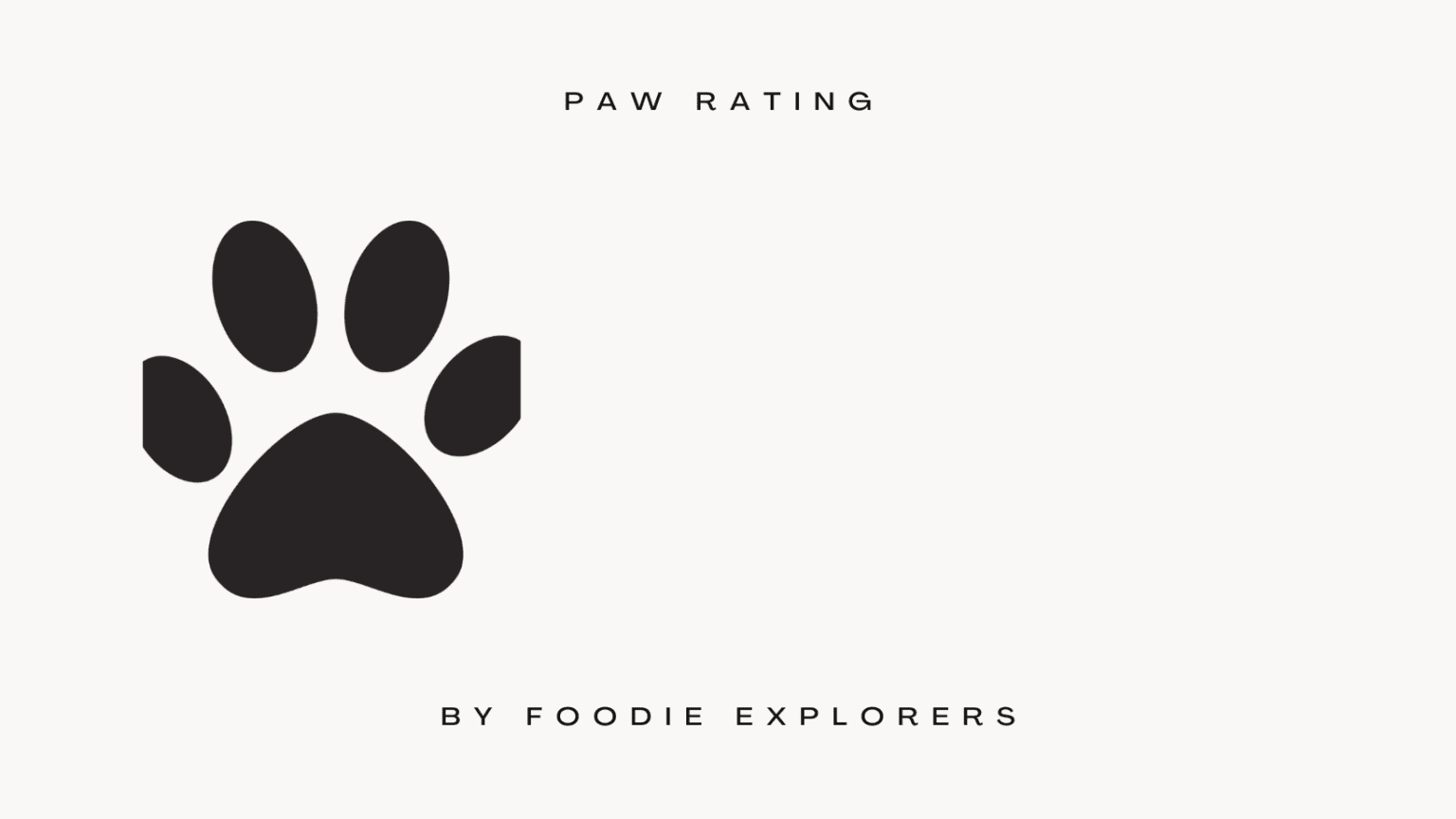 Paw rating meaning • Foodie Explorers