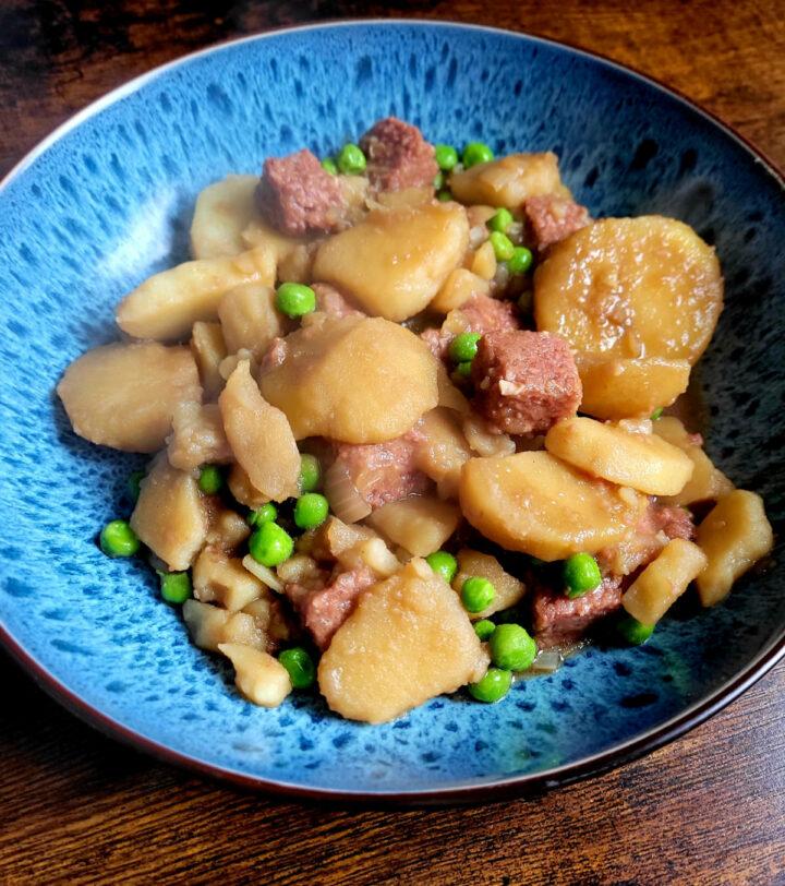 Pressure Cooker Corned Beef Stovies • Foodie Explorers