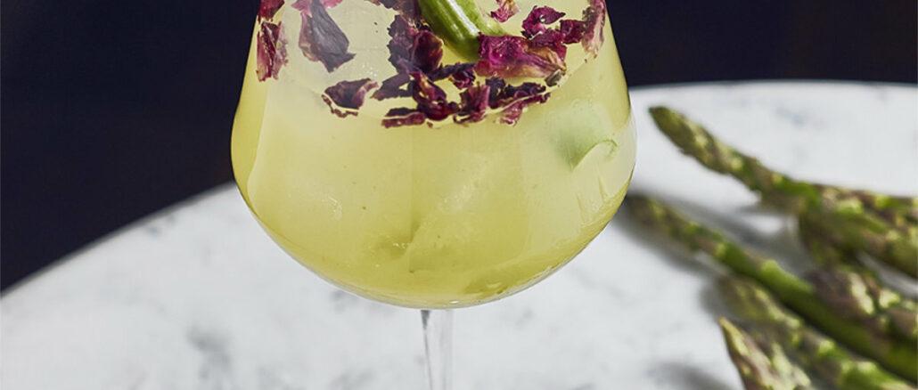 cote restaurant asparagus cocktail