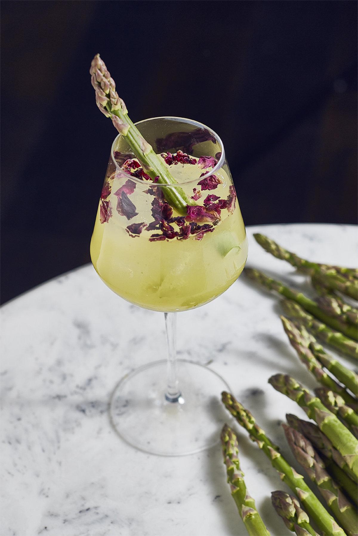 cote restaurant asparagus cocktail