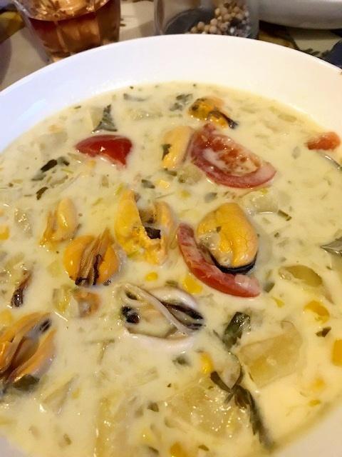 mussel chowder