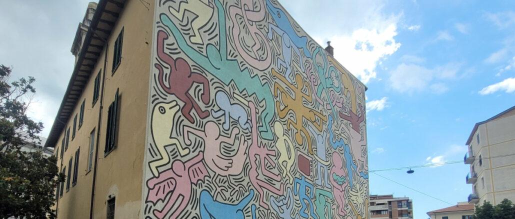 keith haring tuttomondo pisa