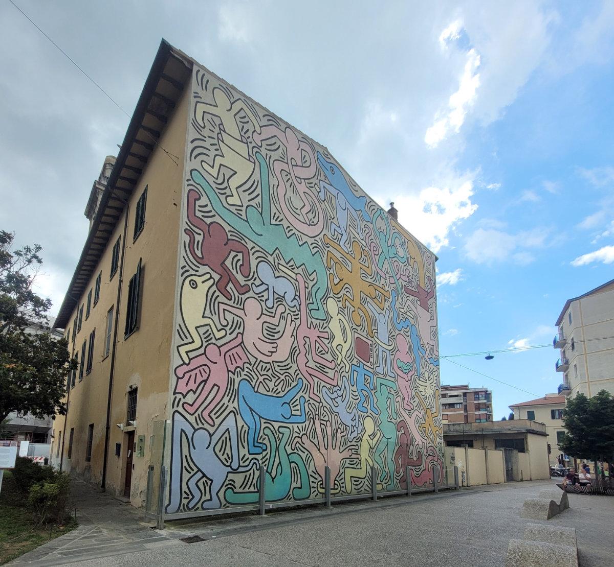 keith haring tuttomondo pisa