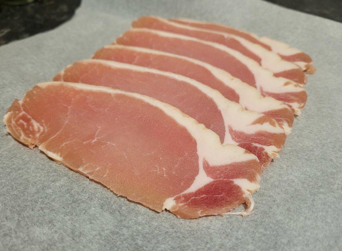 home made bacon