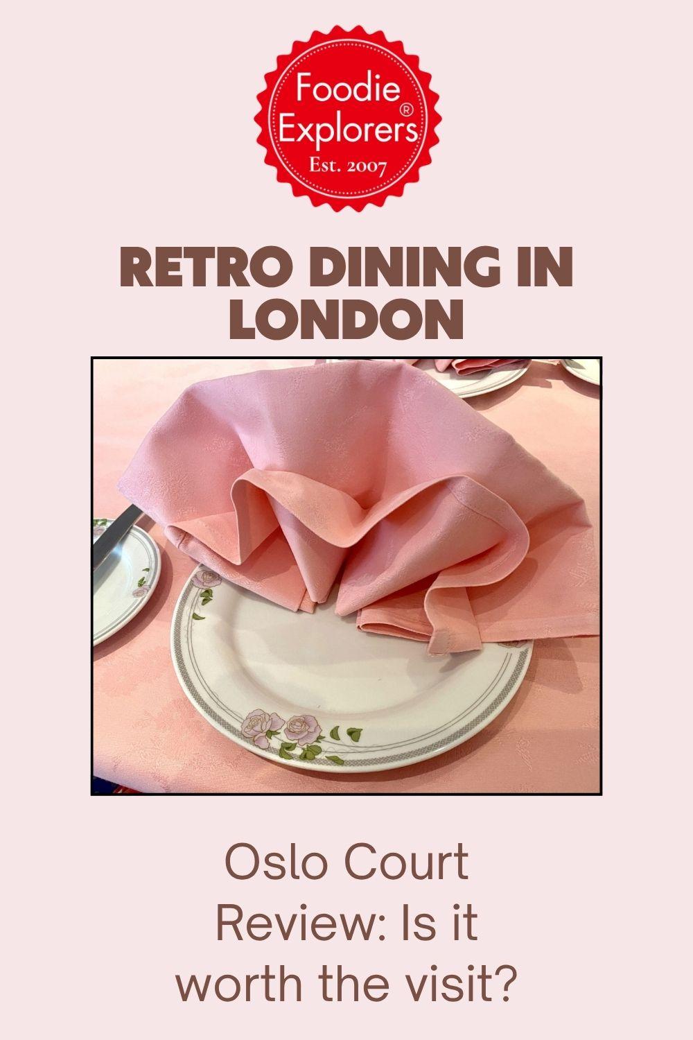 Oslo Court London Review: Retro Dining in St John’s Wood