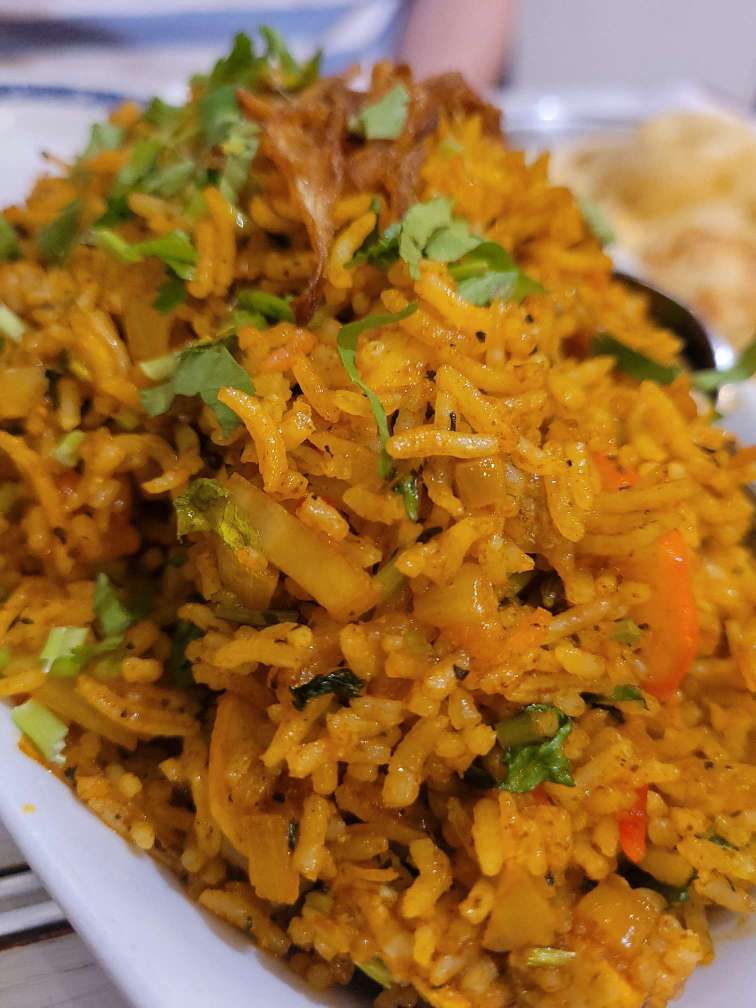 Biryani at Prince of India Pitlochry