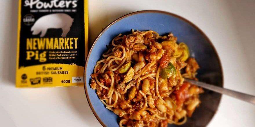 Sausage and Bean Spaghetti Recipe