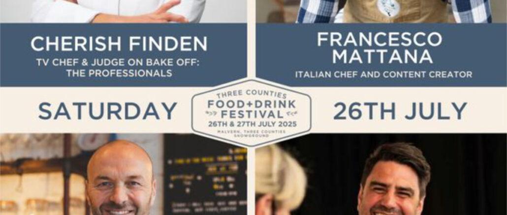 Three Counties Food and Drink Festival Heats Up with a Spectacular Guest Chef Lineup