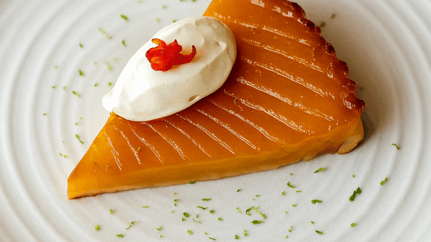 Mango & Candied Chili Tarte Tatin