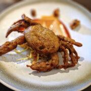 the mint room bath soft shell crab starter