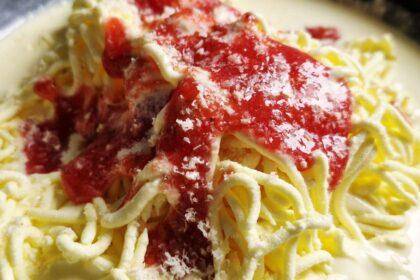 spaghettieis spaghetti ice