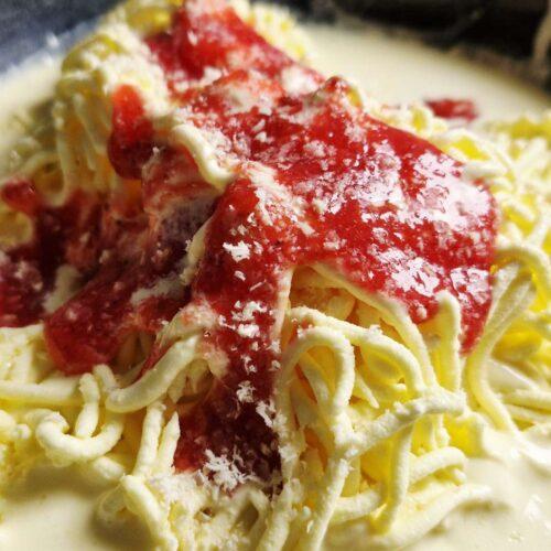 spaghettieis spaghetti ice
