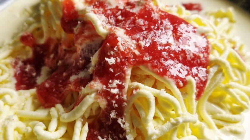 spaghettieis spaghetti ice