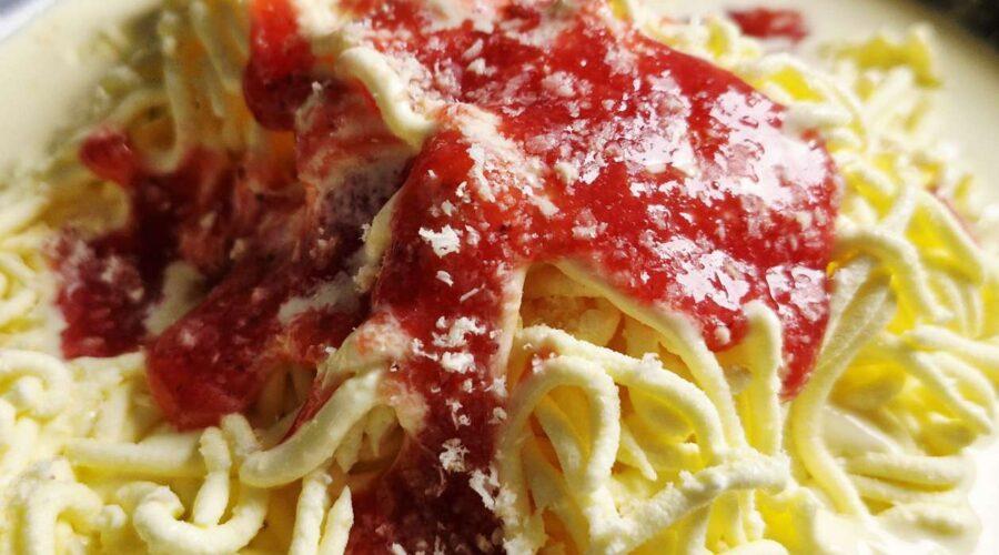 spaghettieis spaghetti ice