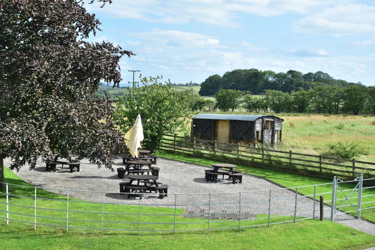 The Pentonbridge Inn beer garden