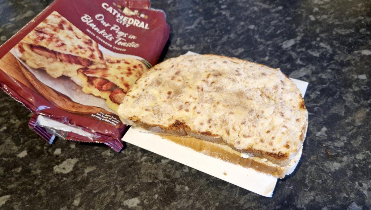 cathedral city pigs in blankets toastie