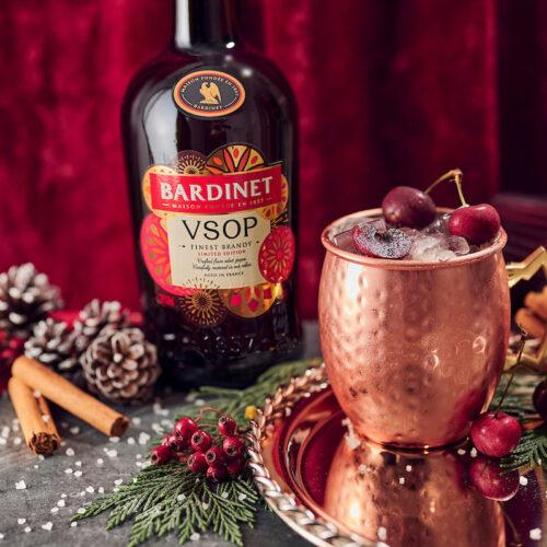 Jingle Mule Cocktail from Bardinet Brandy