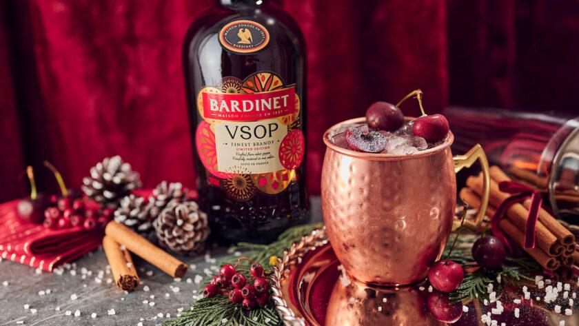 Jingle Mule Cocktail from Bardinet Brandy