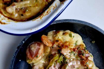 Side Dish : Potato, Leek and Carrot Gratin Recipe