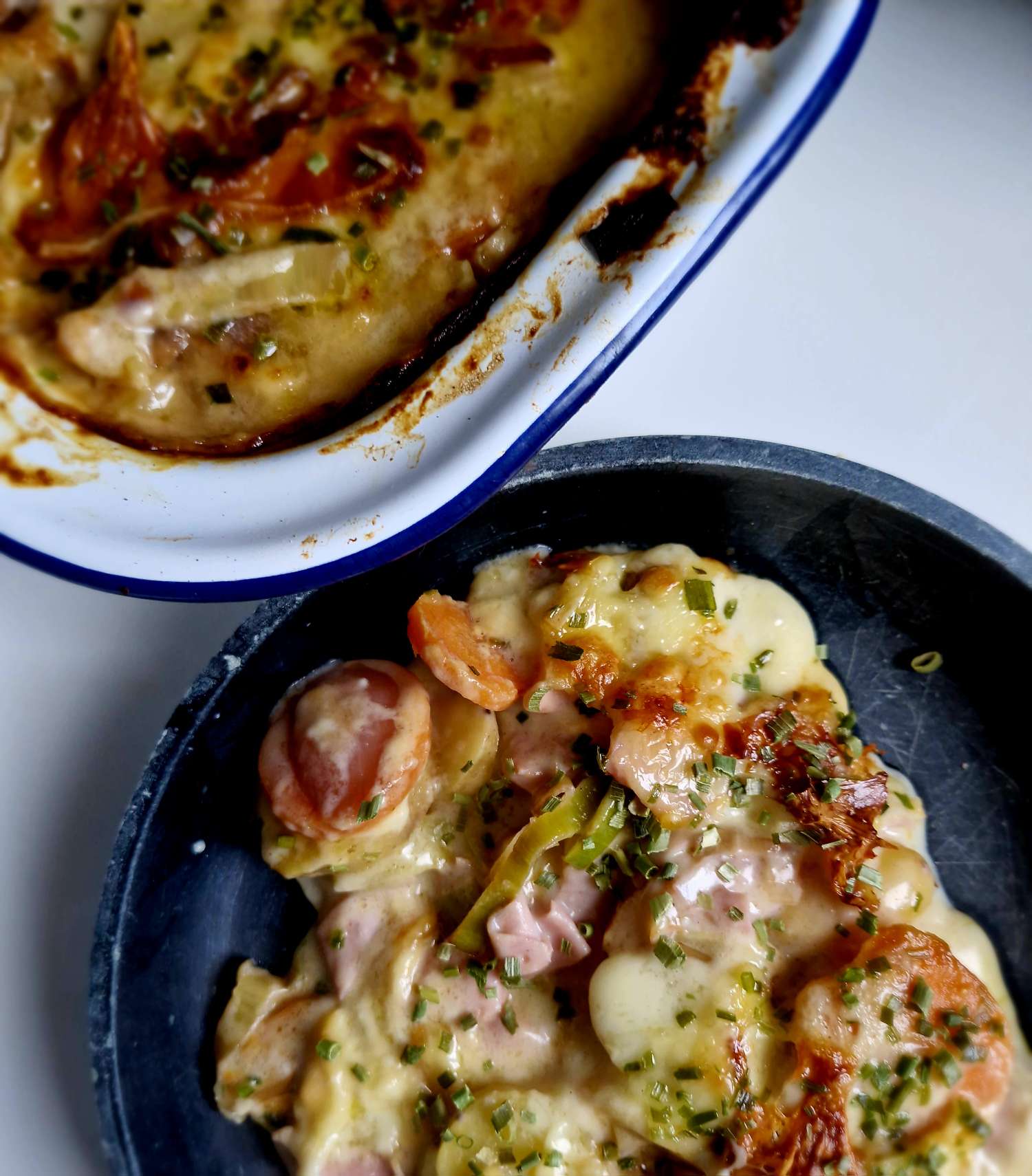 Side Dish : Potato, Leek and Carrot Gratin Recipe