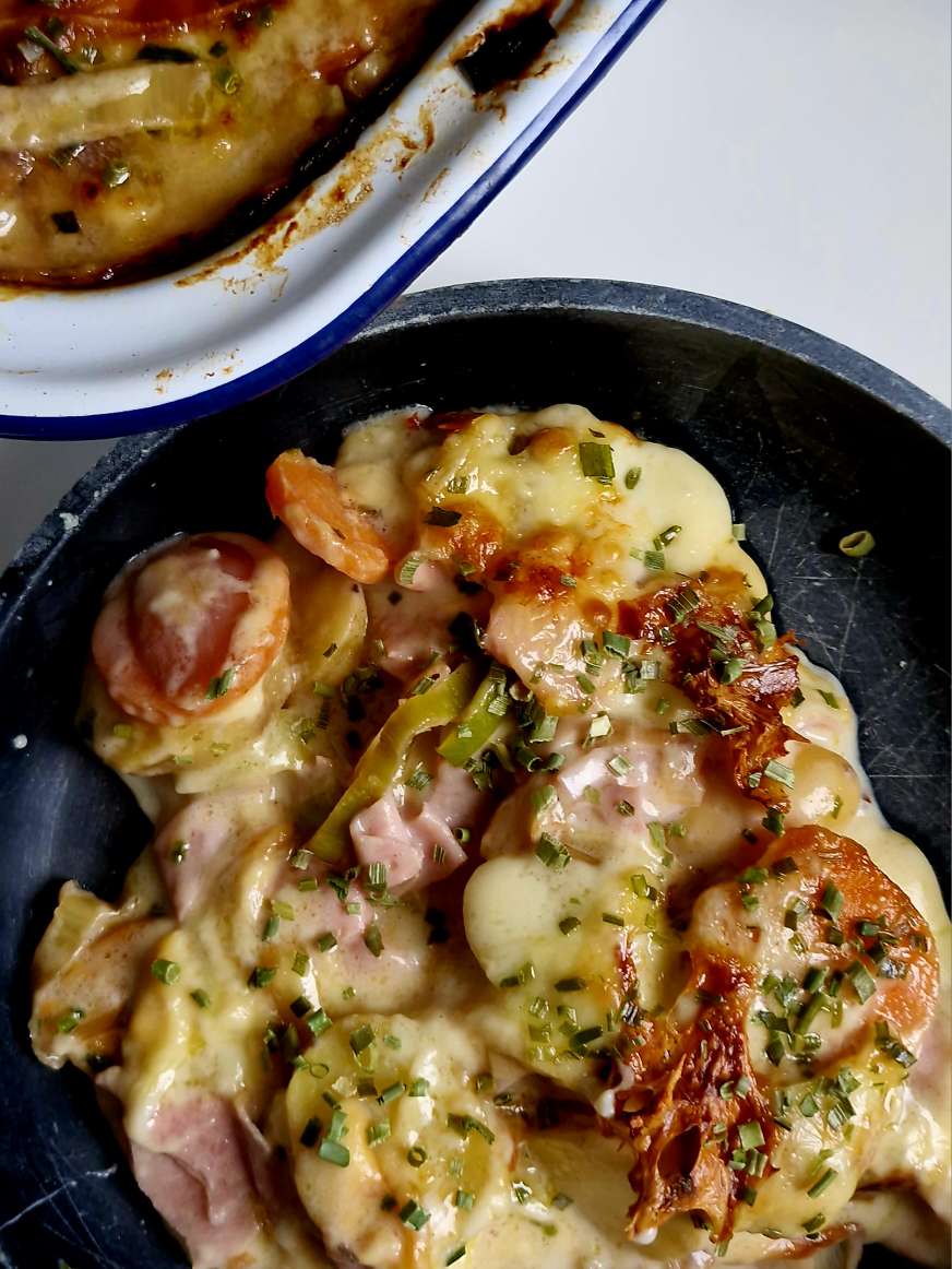 Side Dish : Potato, Leek and Carrot Gratin Recipe
