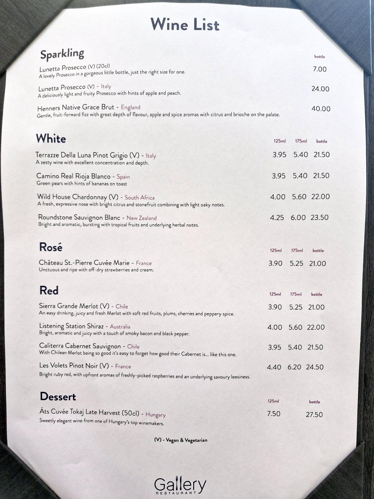 the gallery restaurant forth valley college stirling