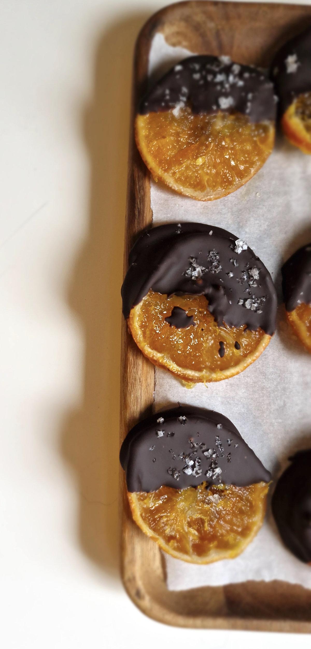 Chocolate-Coated Candied Orange Slices Recipe