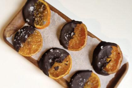 Chocolate-Coated Candied Orange Slices Recipe