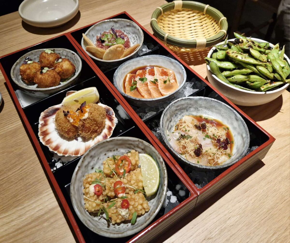 sticks'n'Sushi Glasgow - set menu course 1