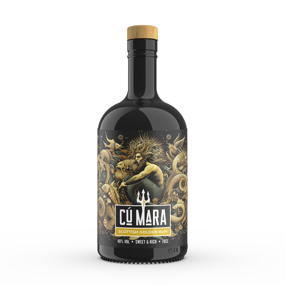 Cu Mara Golden Rum Bottle (1)