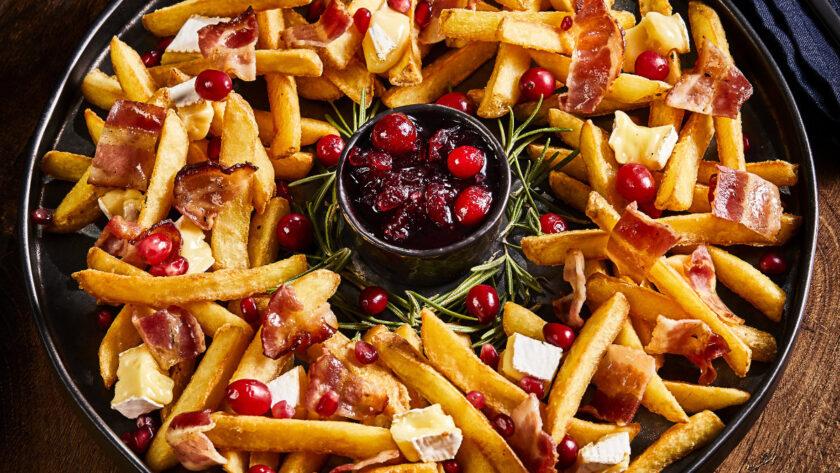 Lamb weston festivve french fries christmas wreath