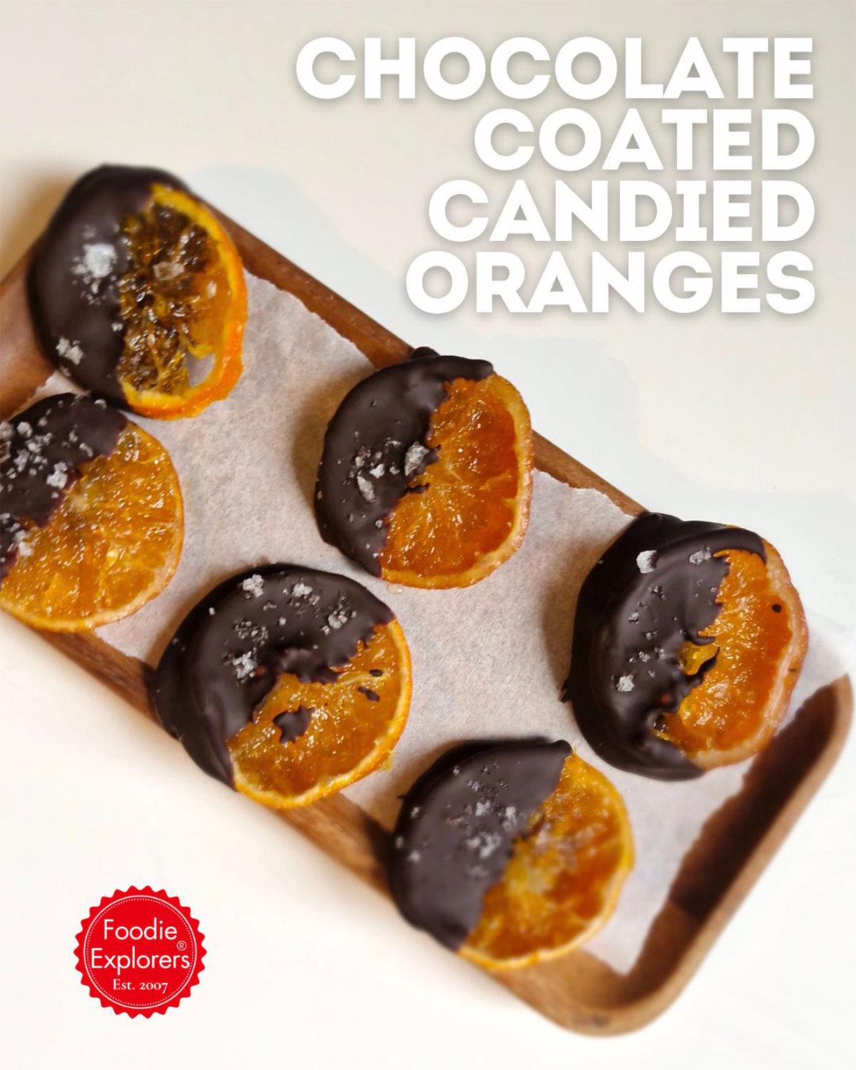 Chocolate-Coated Candied Orange Slices Recipe