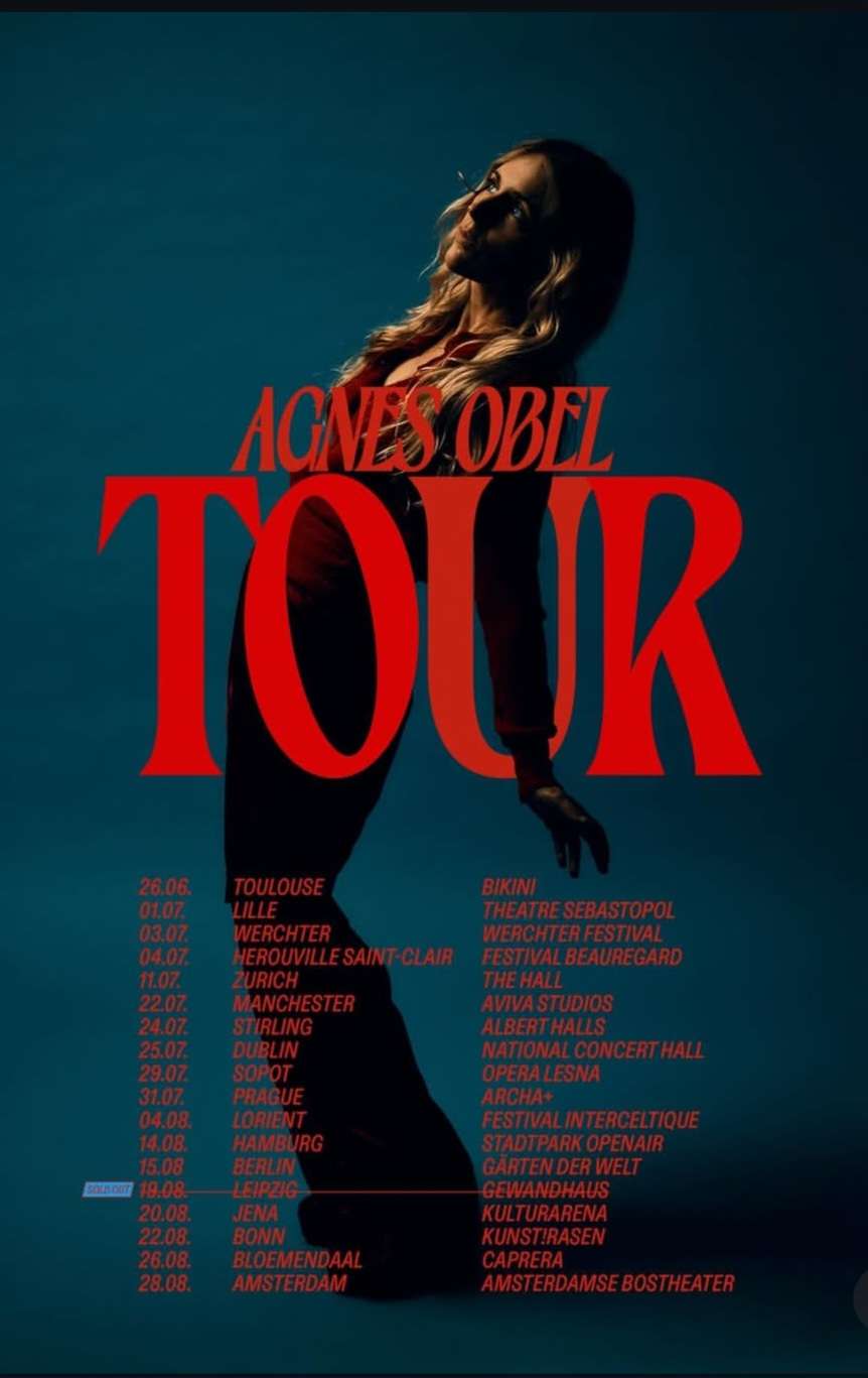 Agnes Obel tour dates for 2026