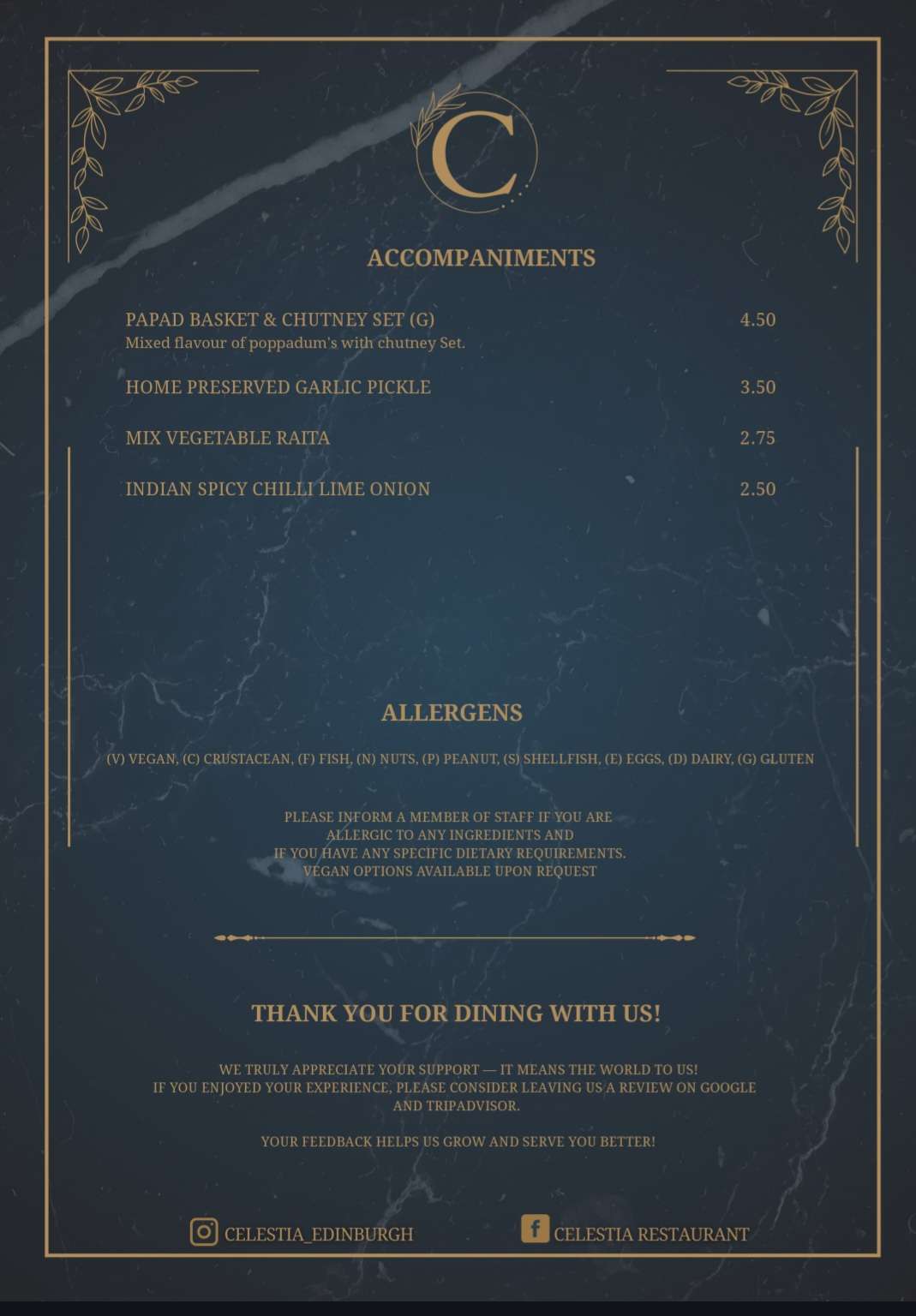 Celestia Edinburgh Review