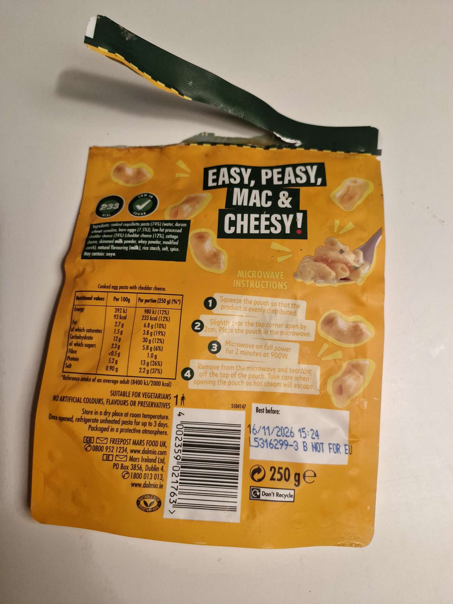 We try Dolmio Feasts cheesy mac & cheese pasta ready meal so you don't have to!