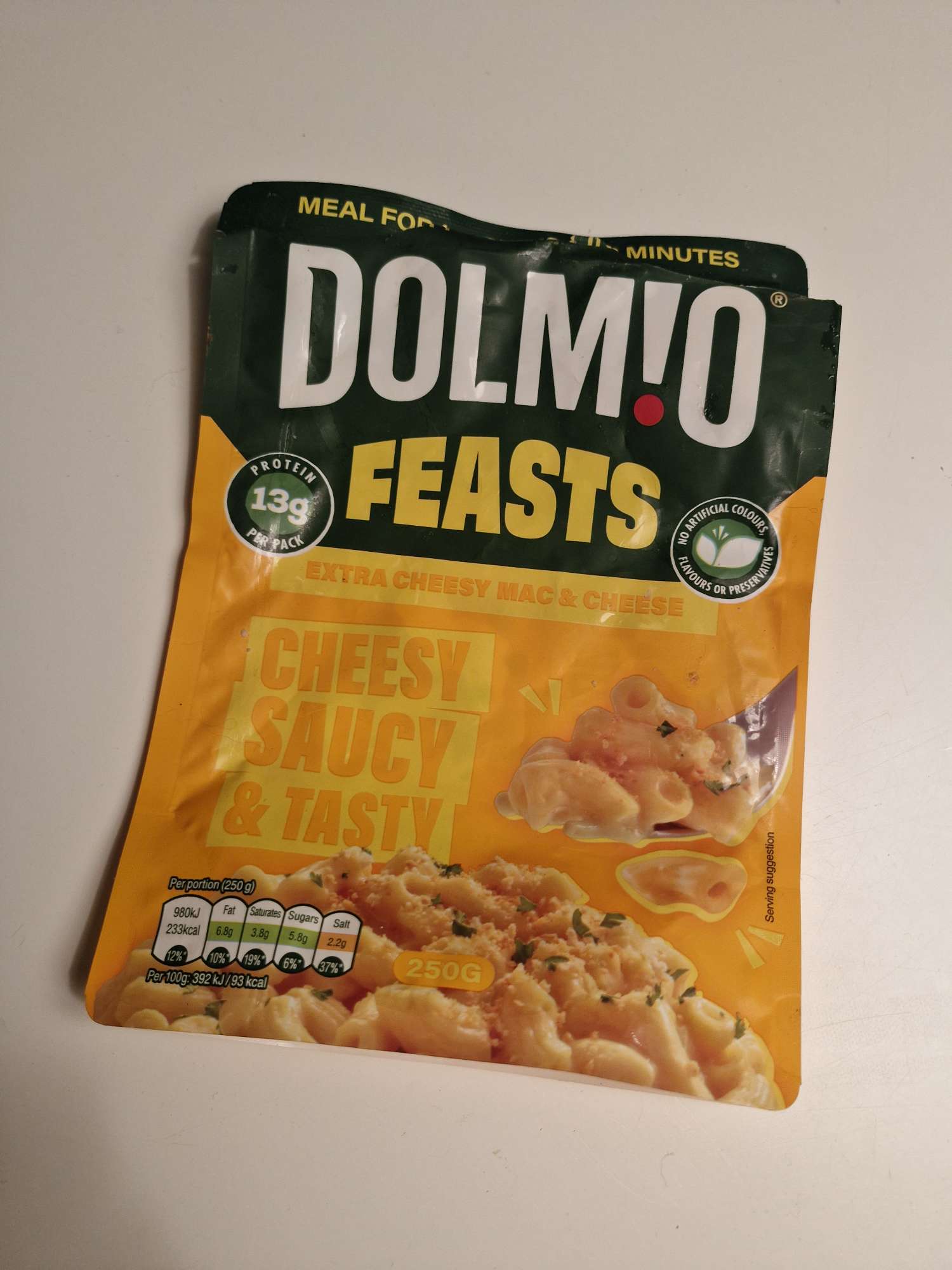 We try Dolmio Feasts cheesy mac & cheese pasta ready meal so you don't have to!