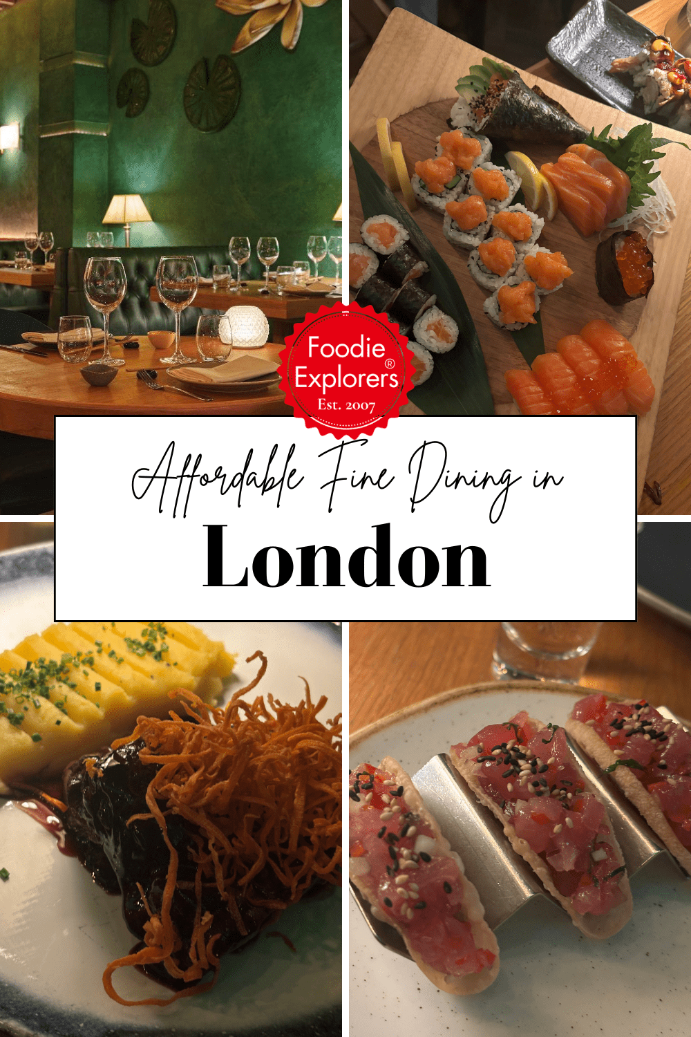 affordable fine dining in london