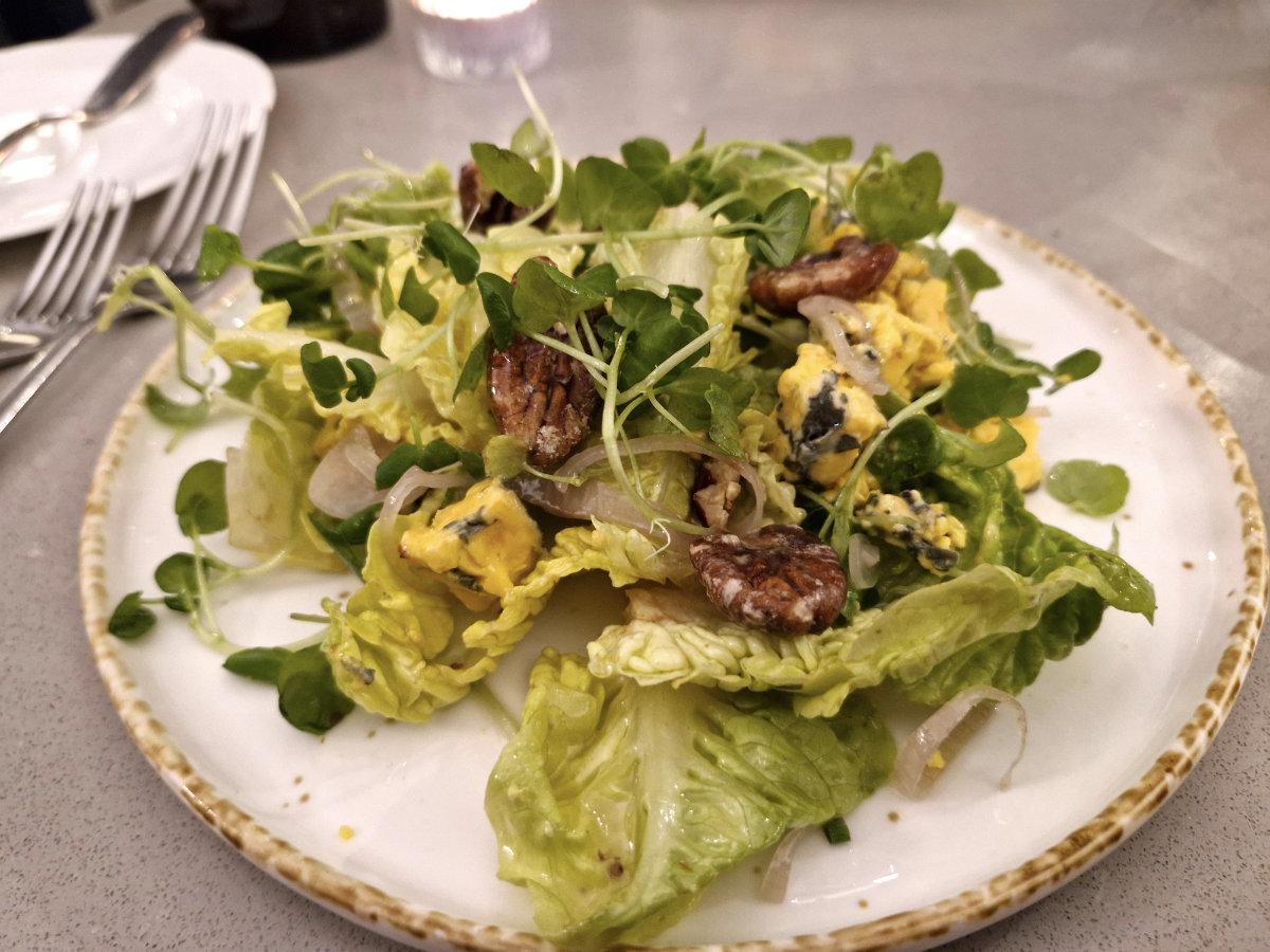 Cashel Blue cheese salad brasserie at cottage in the wood malvern