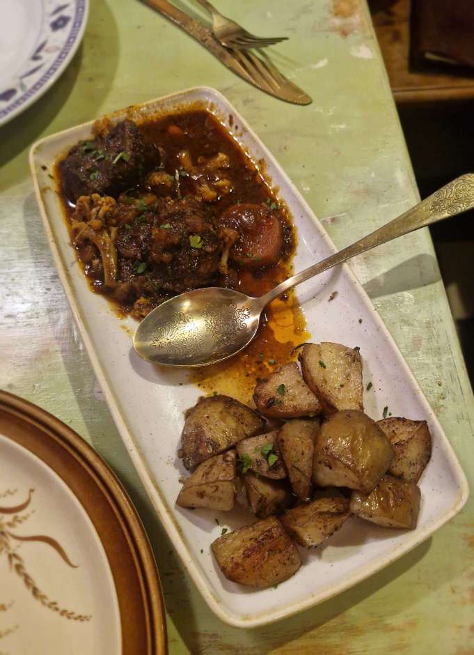 Slow-cooked pork cheek packed with flavour