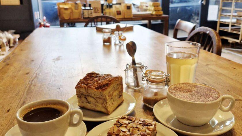 Twelve Triangles Stockbridge inside table filled with goodies