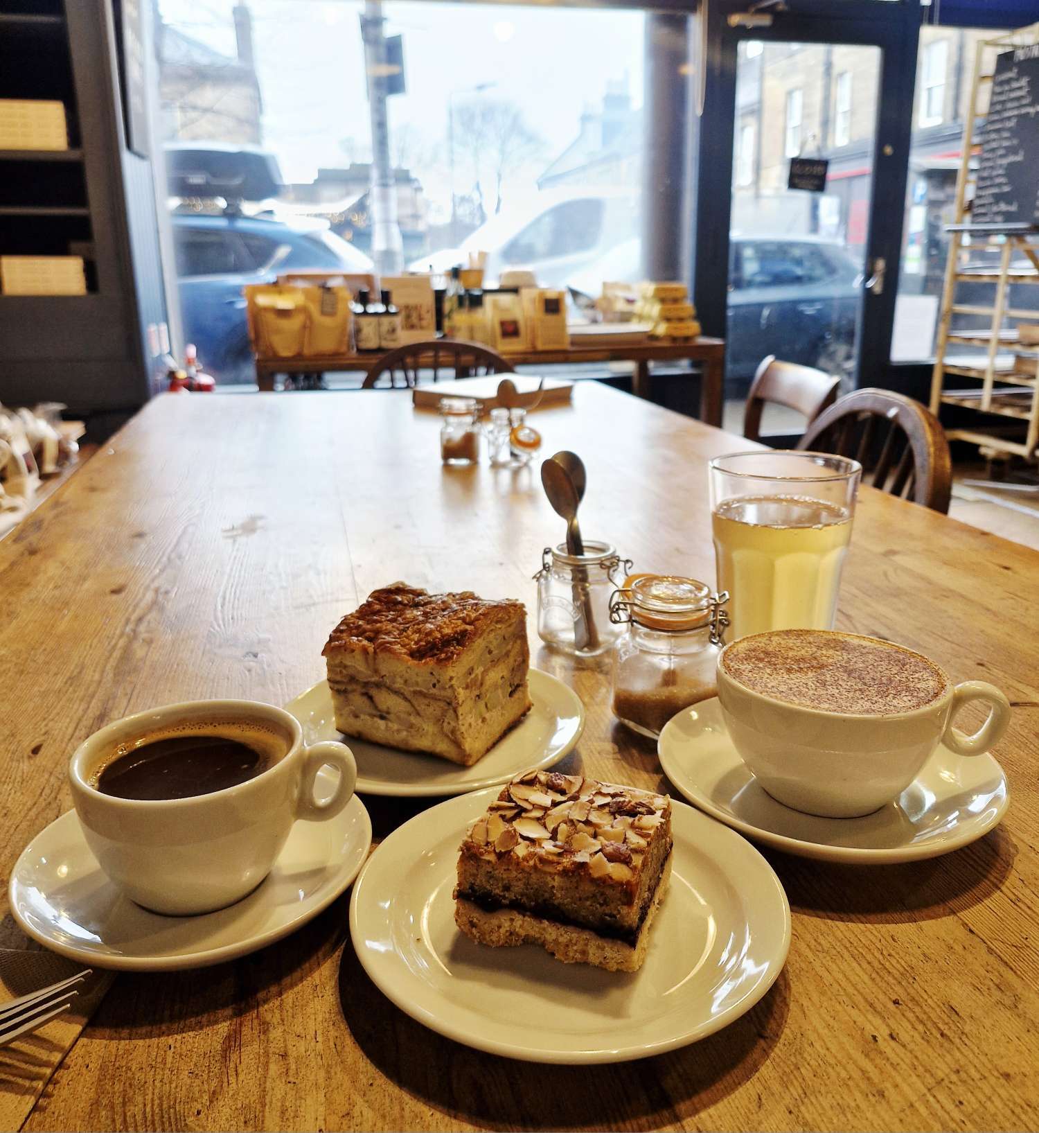 Twelve Triangles Stockbridge inside table filled with goodies