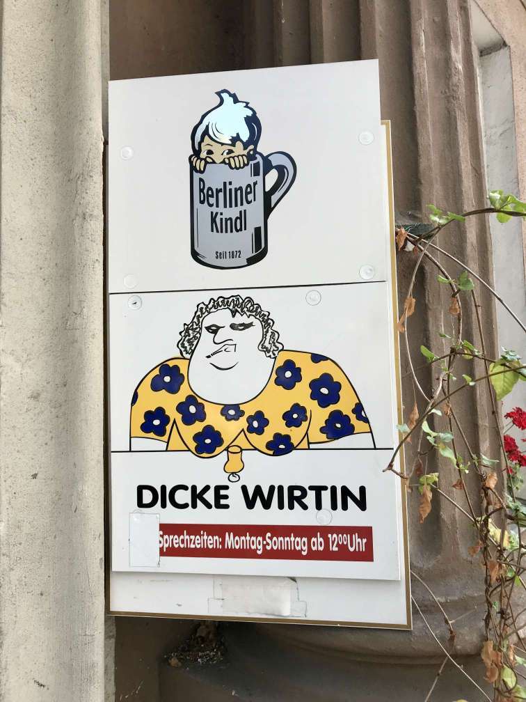 Dicke Wirtin traditional Berlin restaurant in Charlottenburg