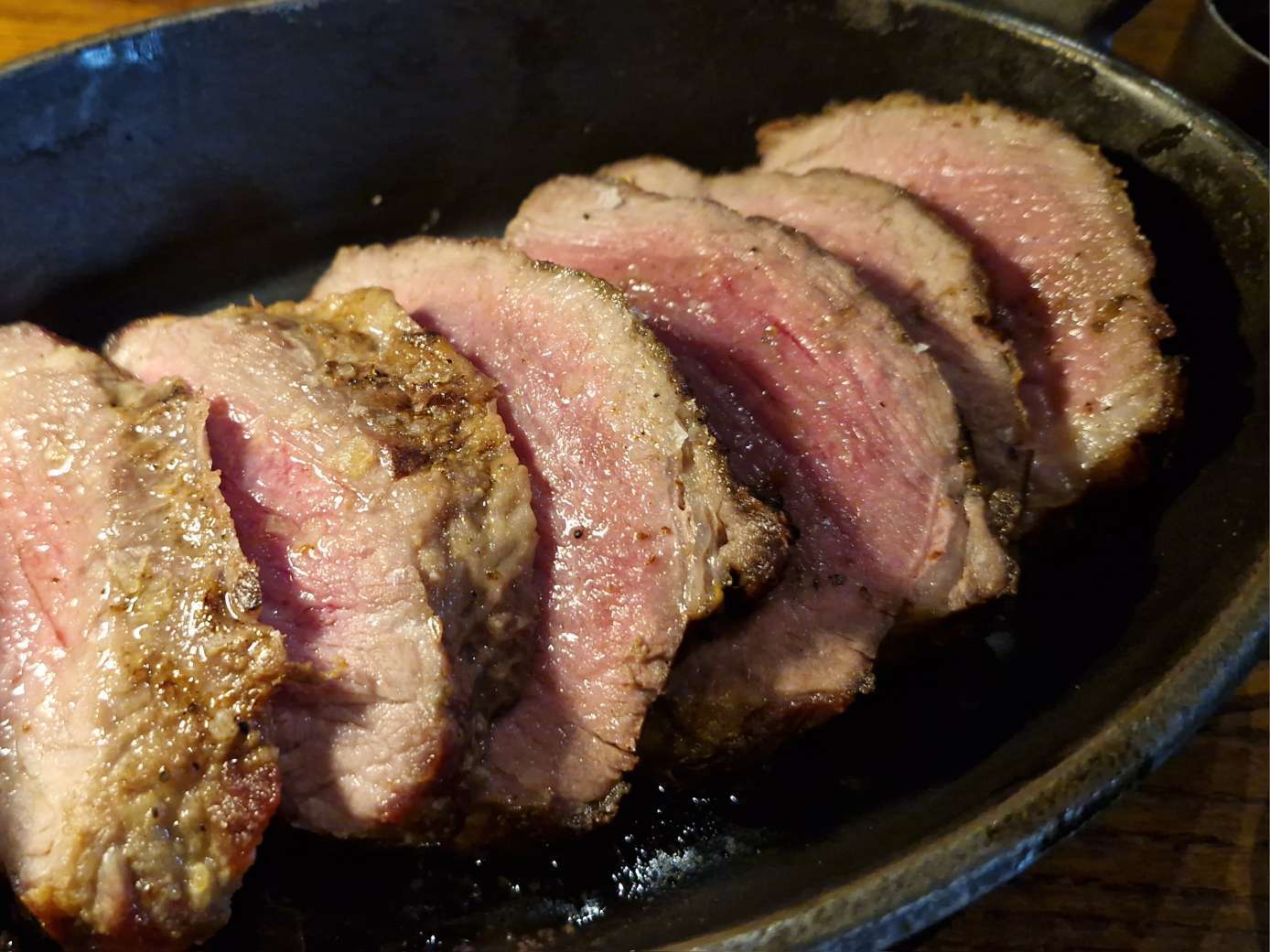 The Spanish Butcher Sunday roast - Presa Iberico close up