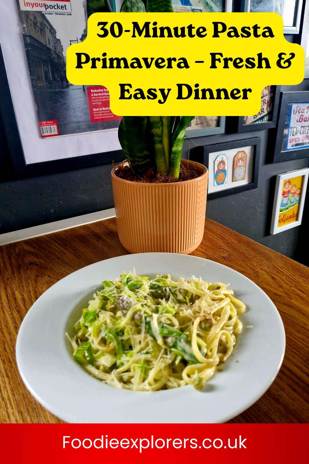 30-Minute Pasta Primavera – Fresh & Easy Dinner