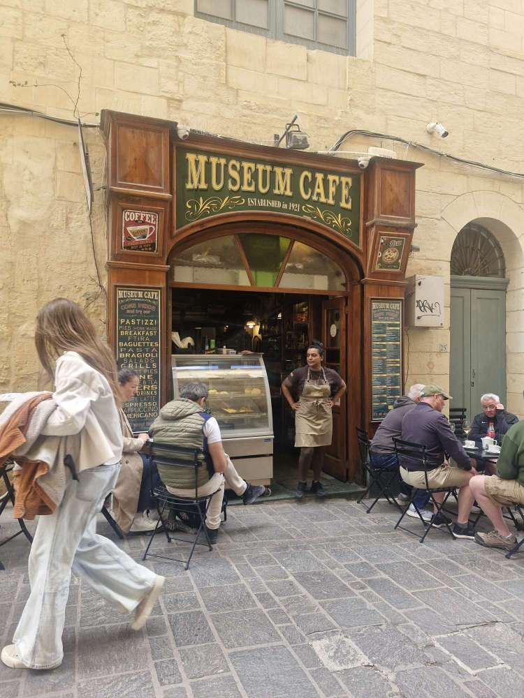 Brunch in Malta the museum cafe Valletta 