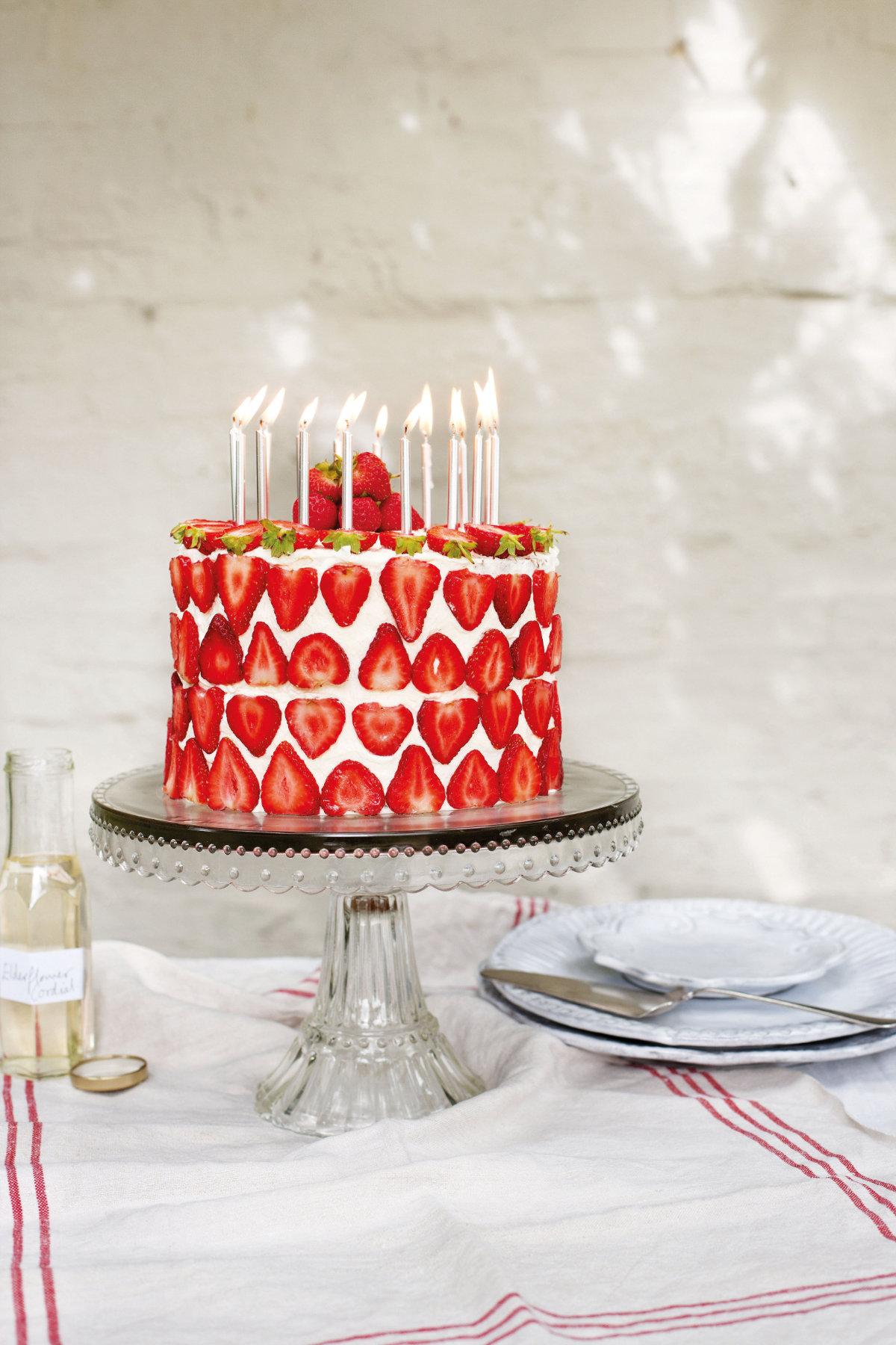 strawberry and elderflower cake recipe